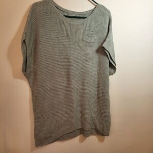 Barefoot Dreams CozyChic Ultra Lite Knit Tunic Sweater Gray XL